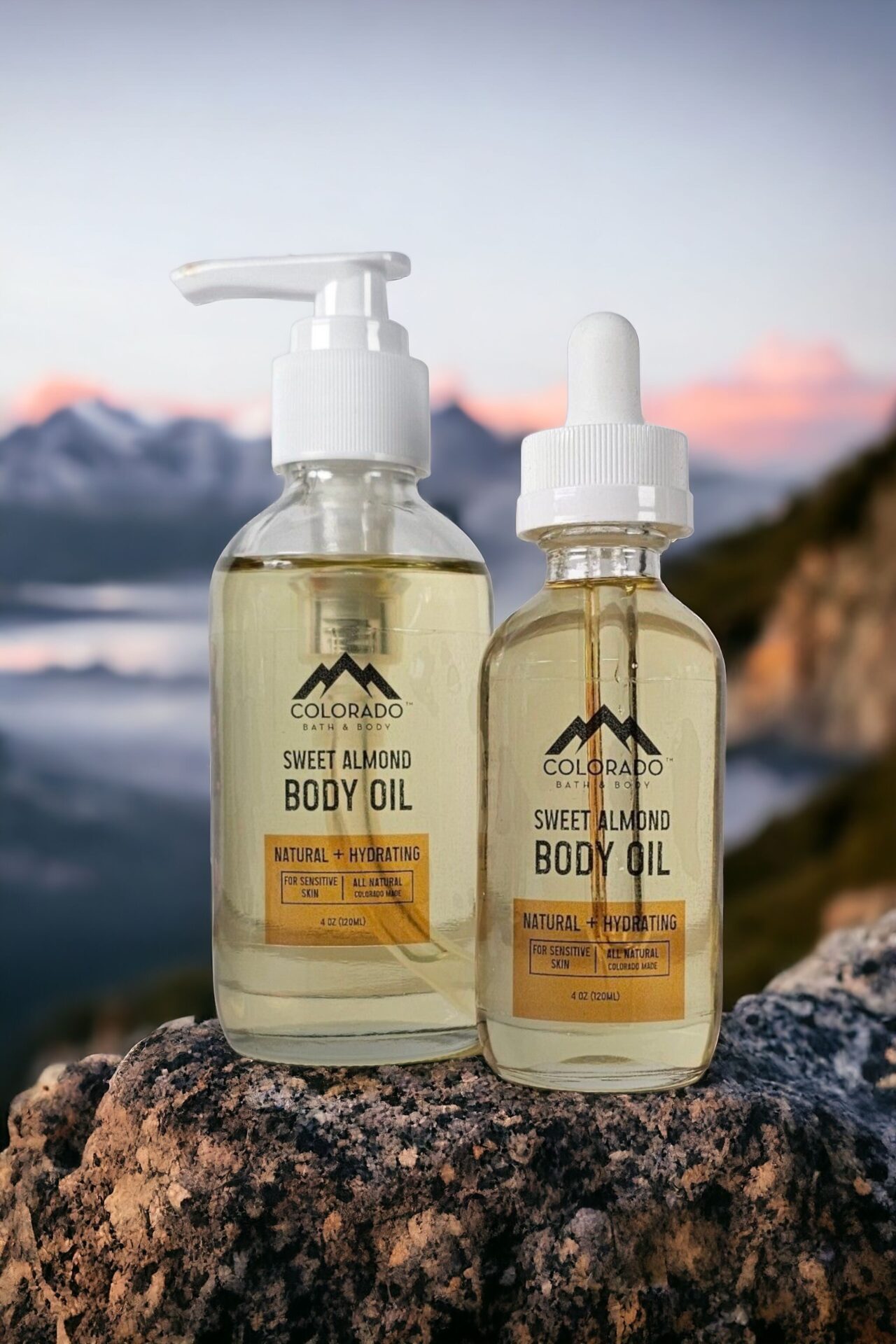 Image: Sweet almond body oil 