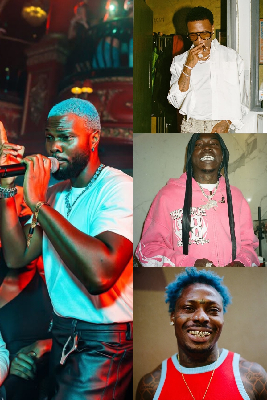 Collage of the "Getting Paid" artists': Instagram 