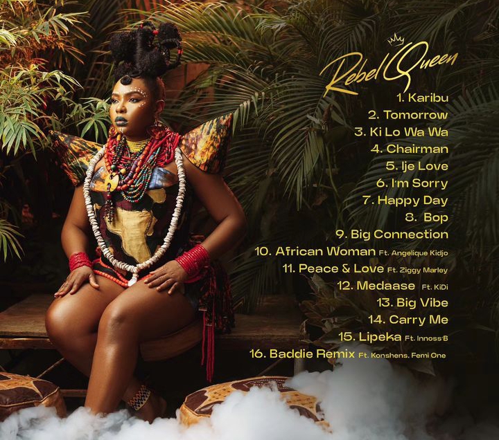 Yemi Alade's Tracks from her latest album "Rebel"