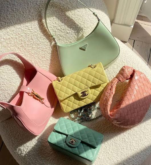 Colorful handbags