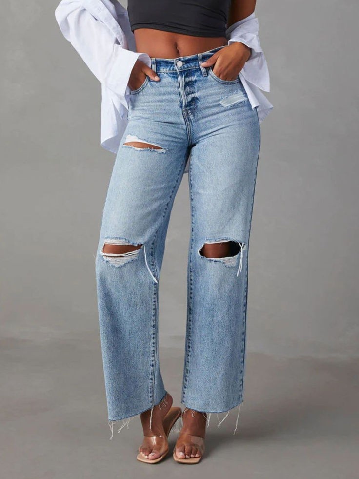Distressed Jeans