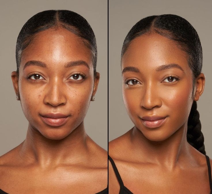 For the no makeup effect, light foundation is key!