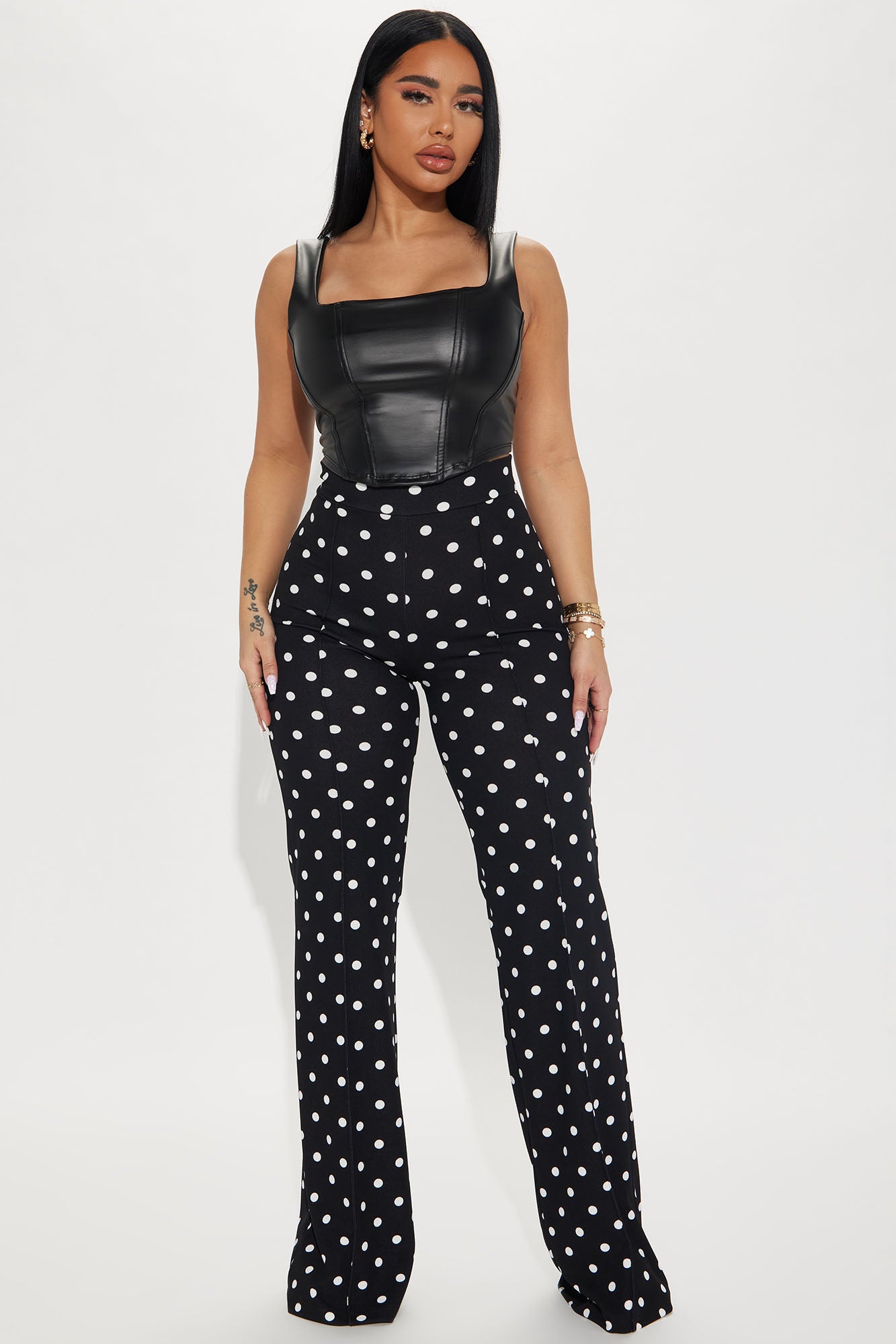 Polka dot pants