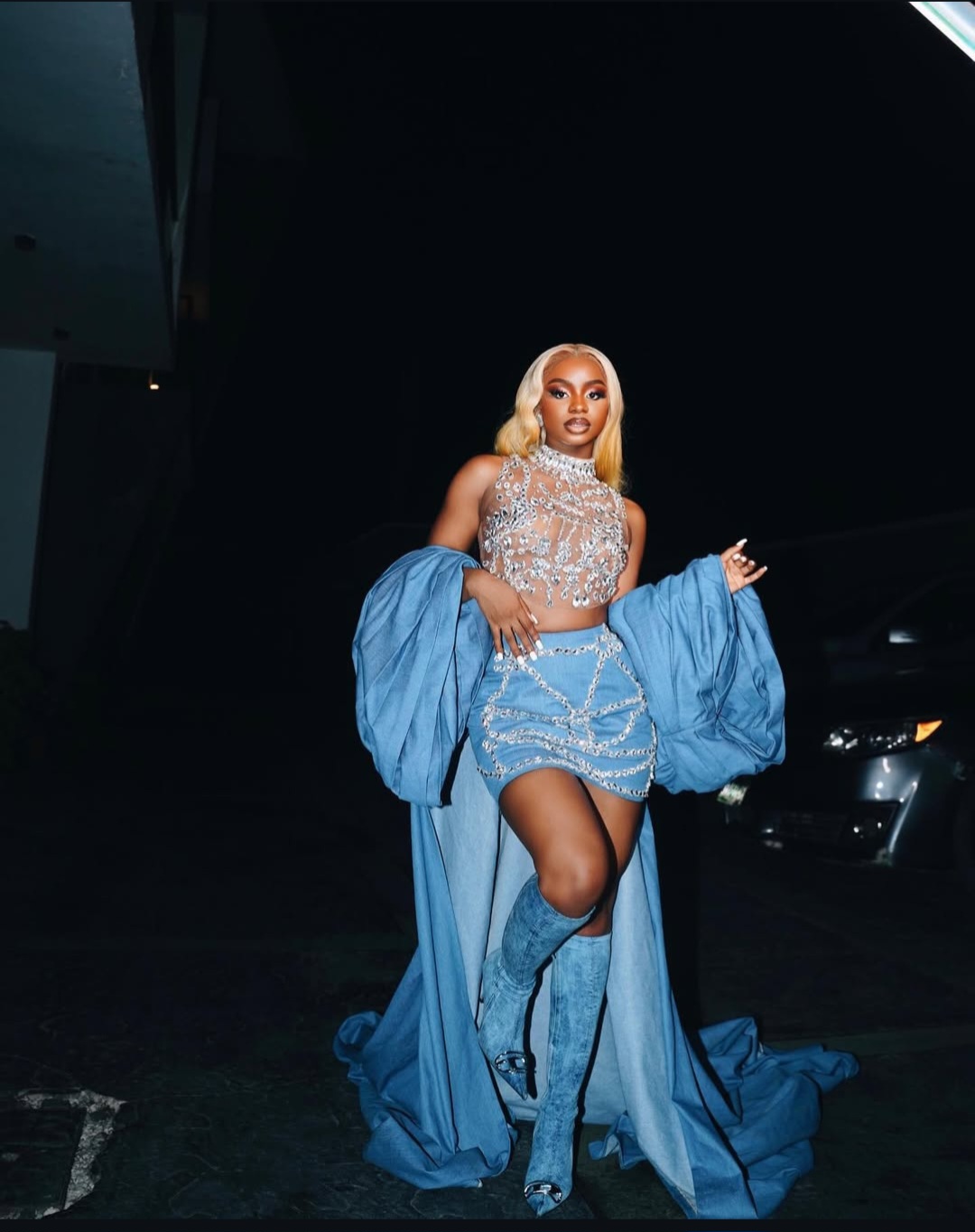 Priscilla Ojo serving edgy-chic fashion in bold, stylish outfits featuring modern cuts, cultural flair, and trendsetting details