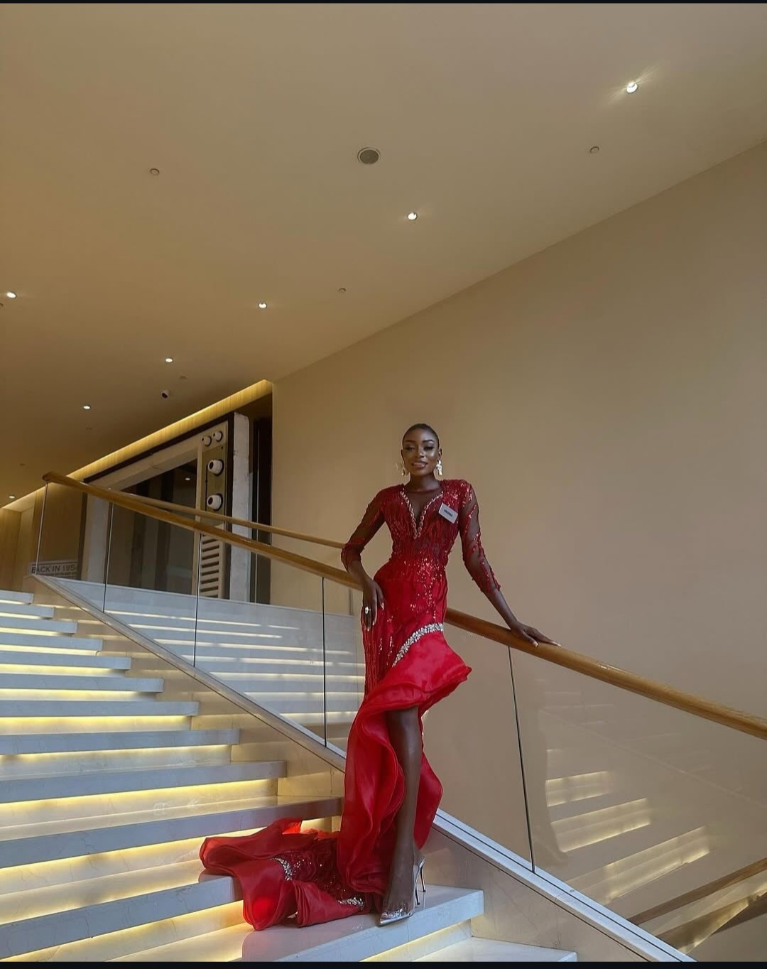 Joy Mojisola representing Nigeria at Miss World 2025 in India