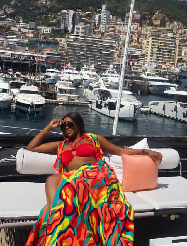 Lilian Afegbai in a breathtaking beach summer wear