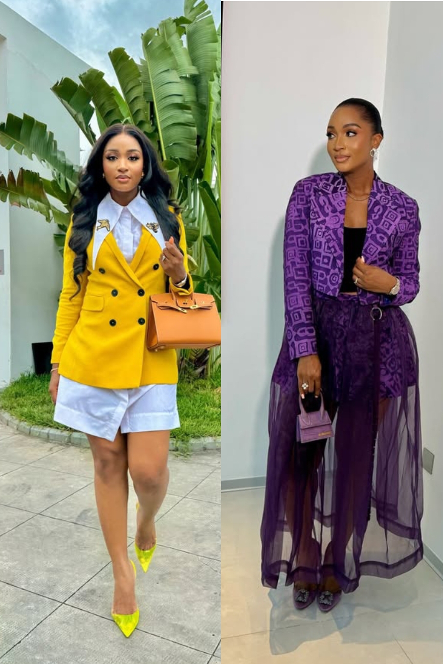 Powede Eniola looking all peng in her beautifully styled outfits