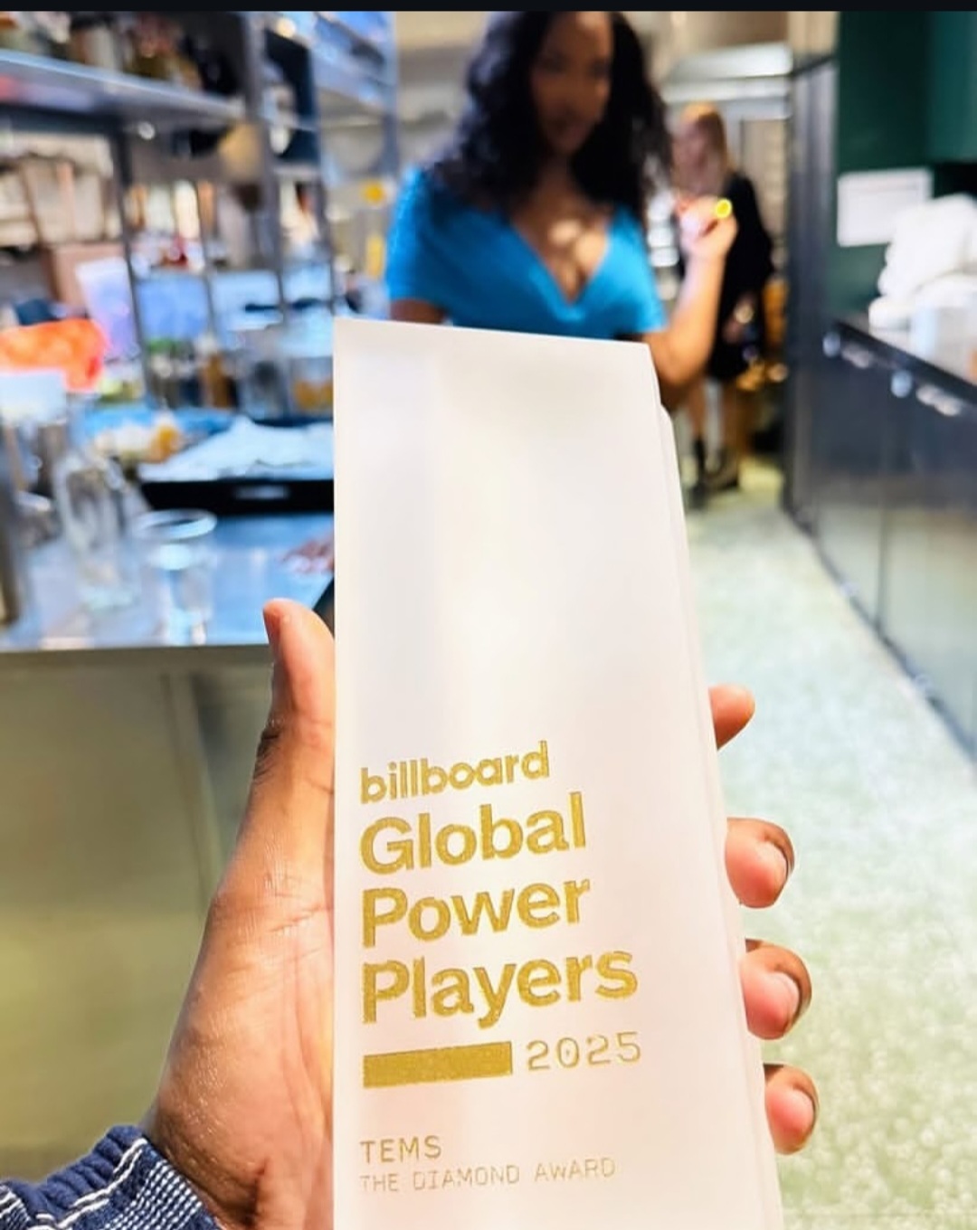 Tems shines at the Billboard Global Power Players event in London