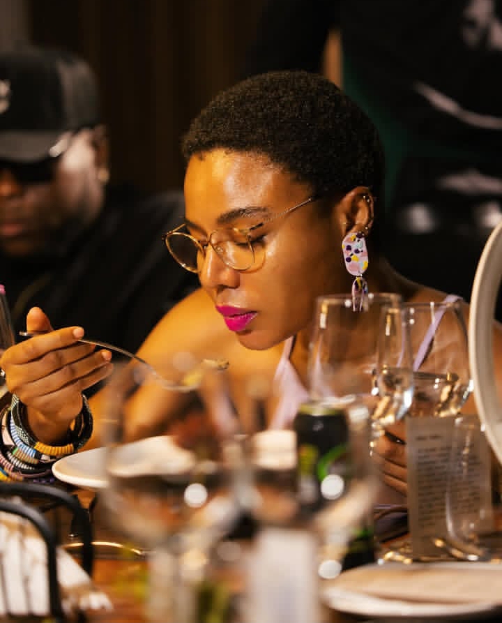 Nancy Isime munching mood