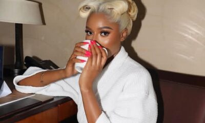 Nancy Isime in hydration mood