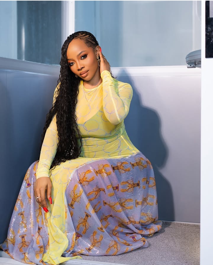Toke Makinwa in her braid era